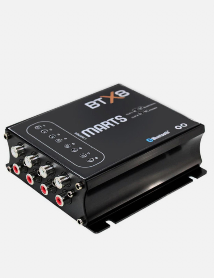 Marts Digital BTX8 8-Channel DSP Processor with Bluetooth (App Controlled) NEW