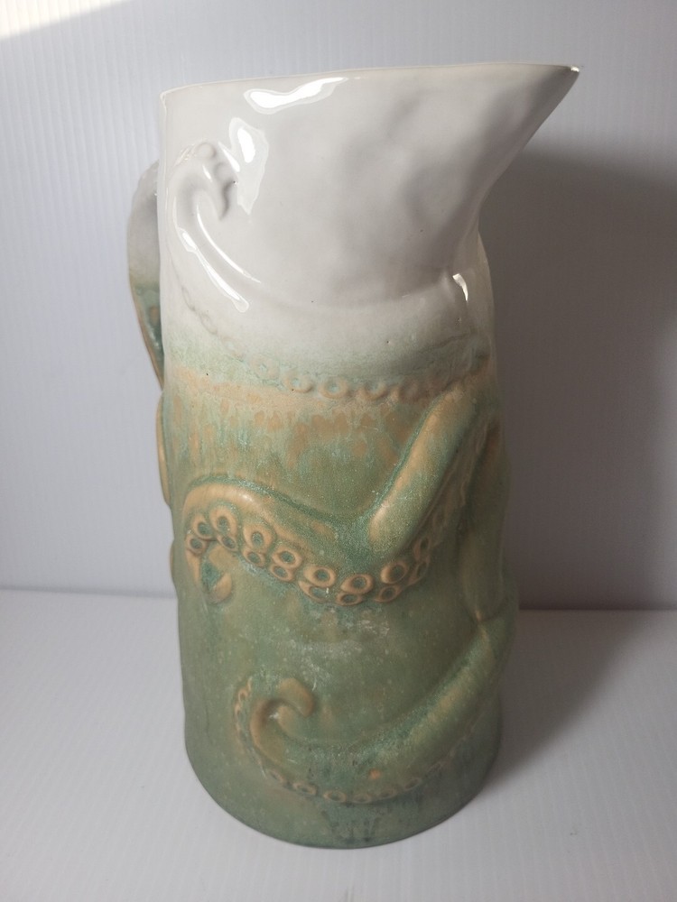 Ceramic Octopus Themed Pitcher