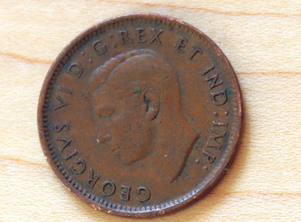 1942 Canada 1 Cent George VI