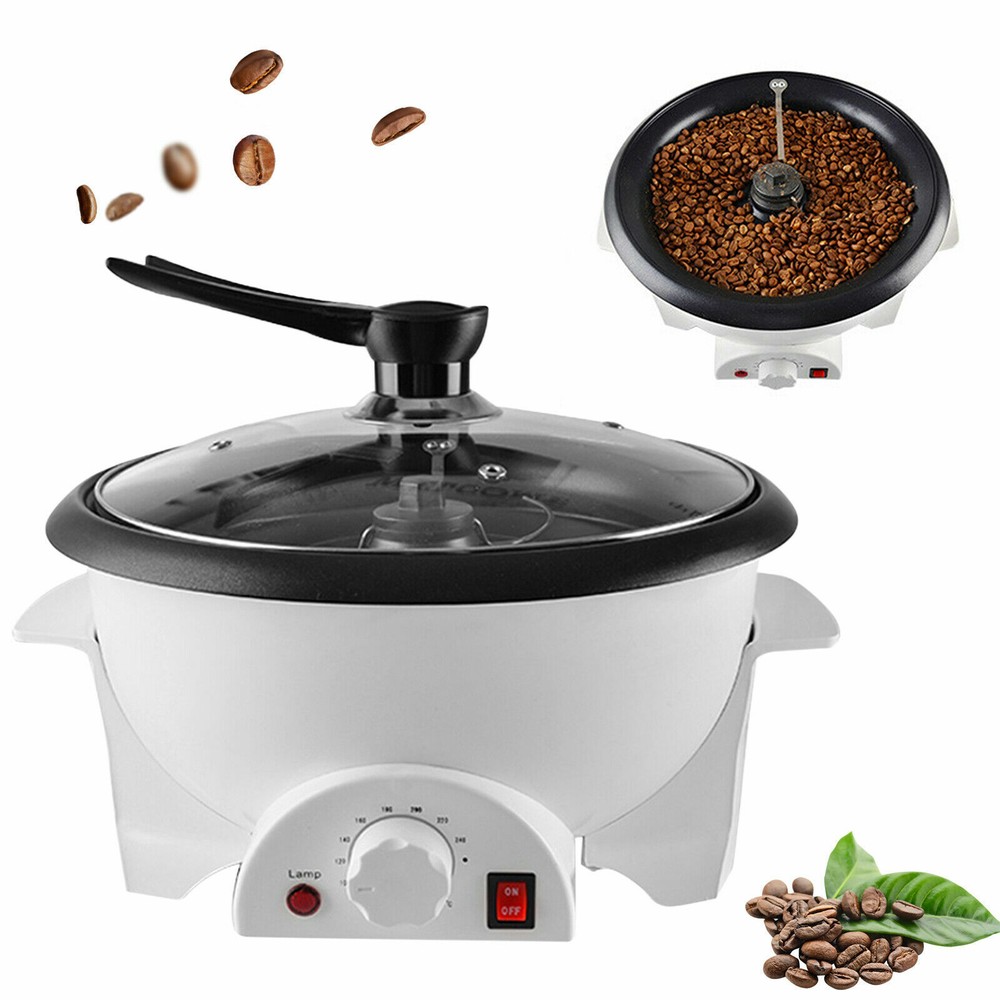 Electric Coffee Bean Roaster Automatic Coffee Roasting Baking Machine Home Use