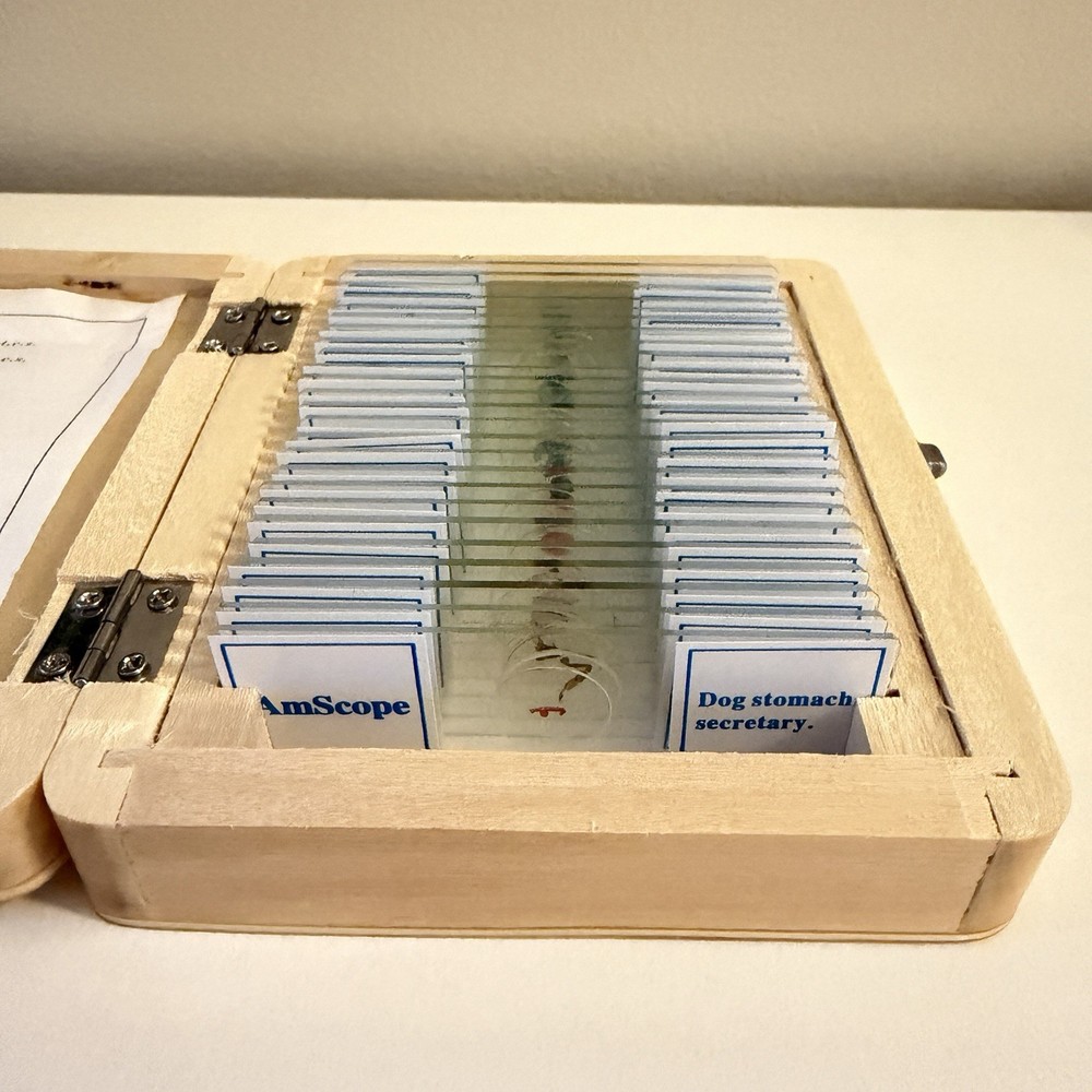 AmScope PS25 Prepared Microscope Slide Set