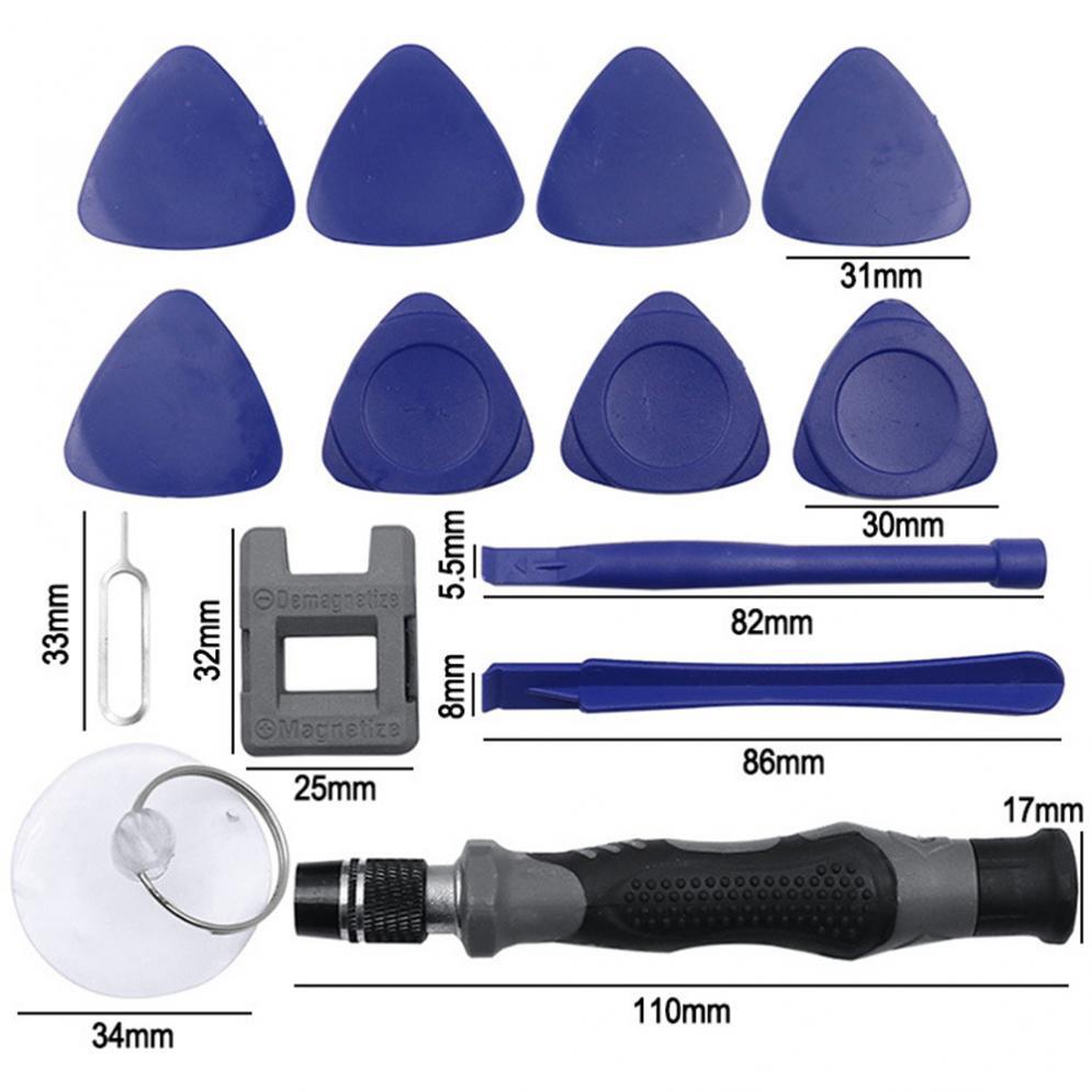 25 In 1 Screwdriver Set Precision Removable Screwdriver Bits Magnetic Hand Tools