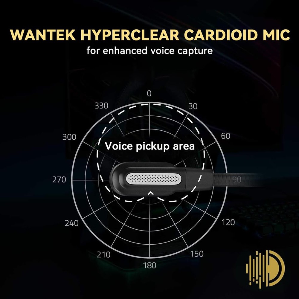 USB Computer Headset with Clear Chat Microphone Lightweight On Ear Wired Head