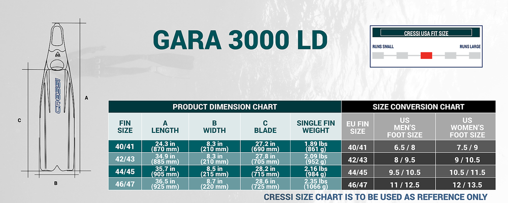Cressi Gara 3000 LD Fins