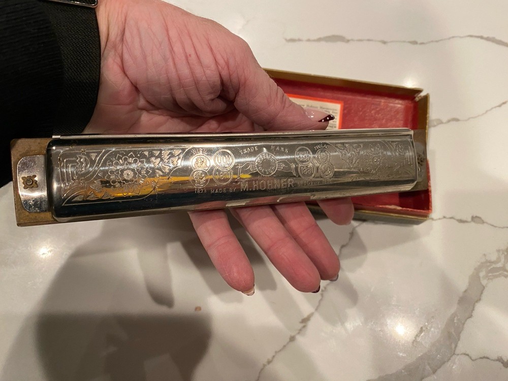 Hohner Goliath Harmonica With Box Germany
