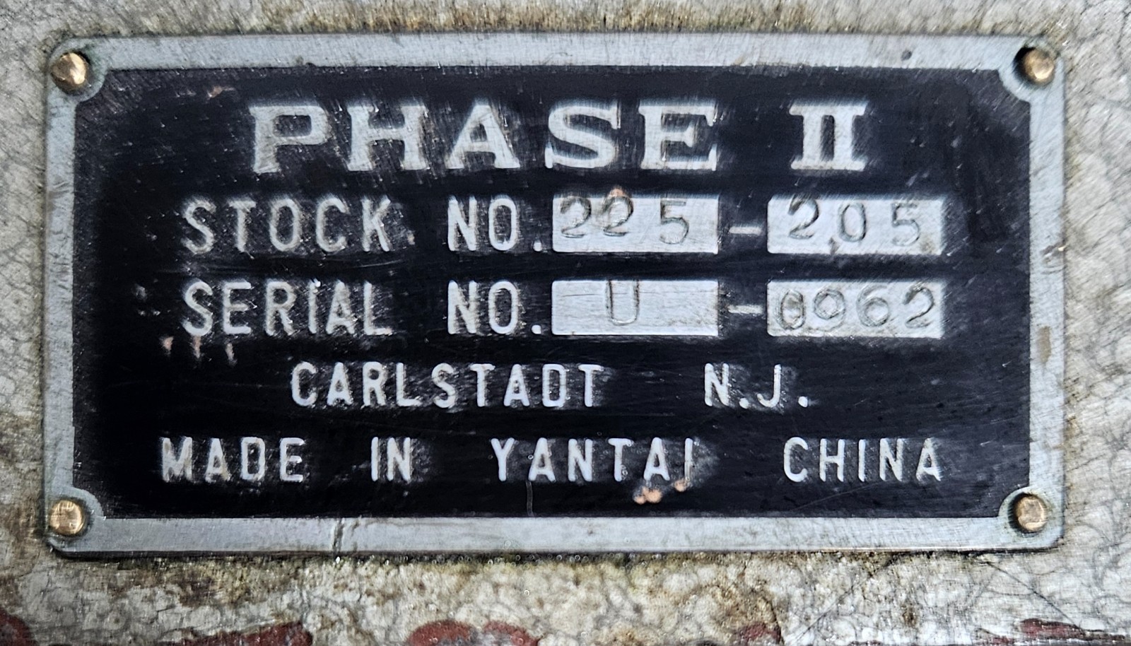 PHASE II 5C INDEXING FIXTURE, HORIZONTAL VERTICAL, 225-205