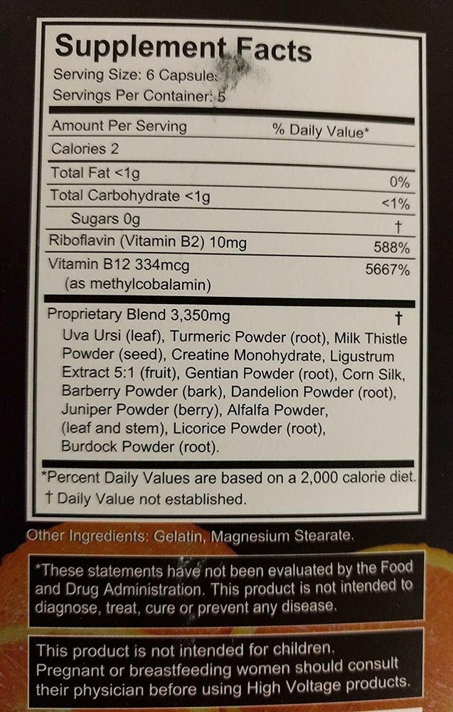 High Voltage Permanent 5 Day Double Flush - Orange