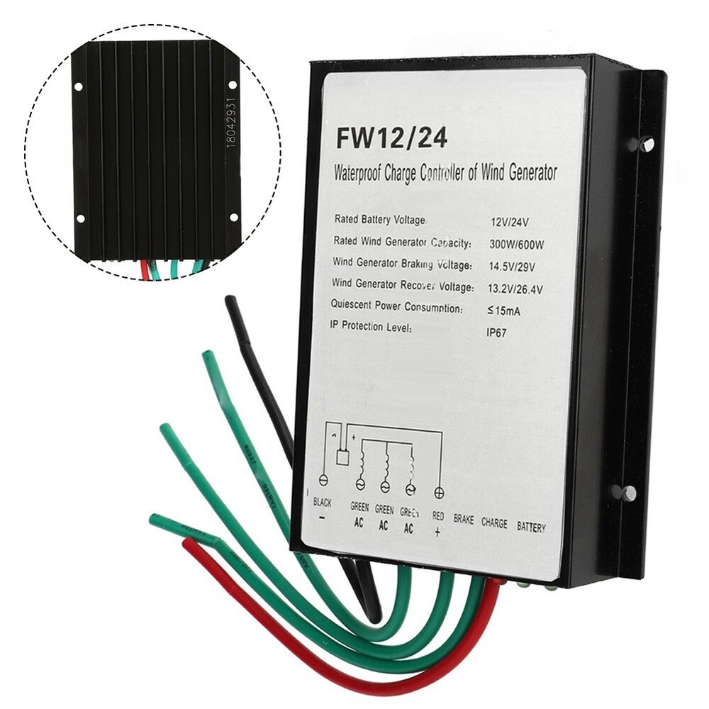 Wind Turbine Charge Controller Solar Wind Hybrid Controller 600W 12v 24v 48v
