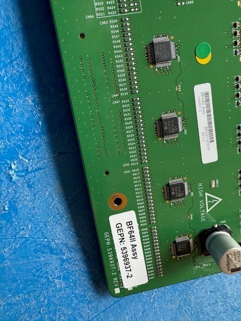 GE VOLUSON BEAMFORMER BF64II 5396937-2