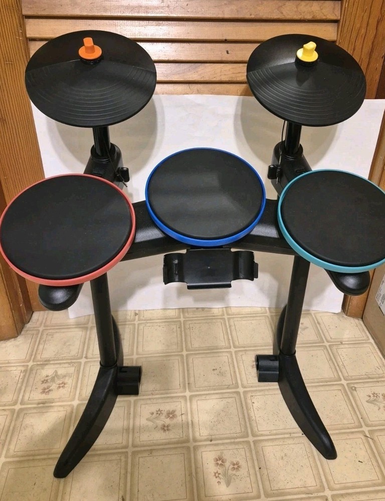 NO PEDAL! TESTED Activision Wireless Drum Kit Controller For Xbox 360 Drums Only