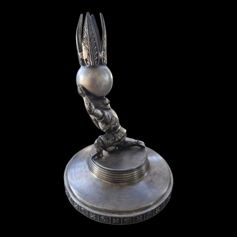 Vintage Reed & Barton silver plated dwarf pickle castor lid RARE