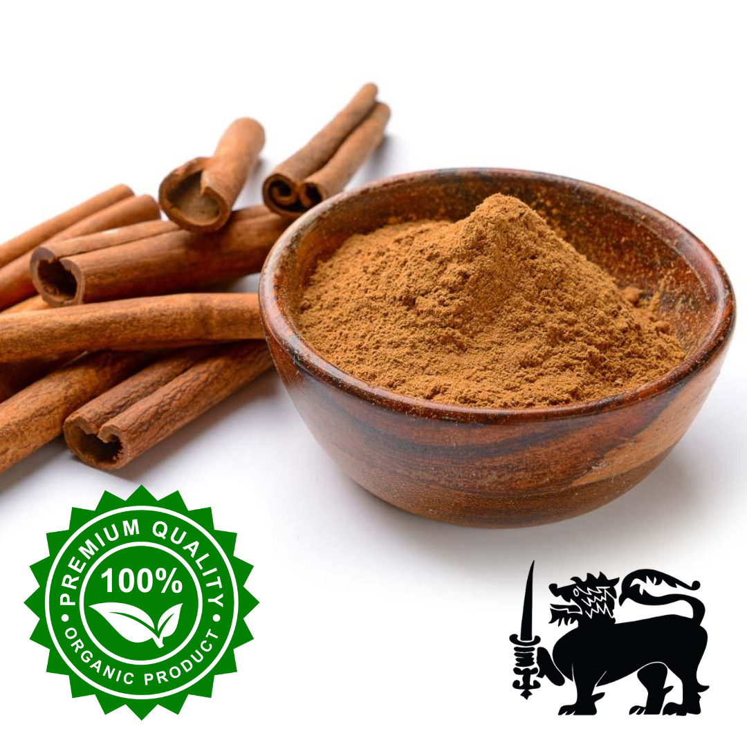 Pure Ceylon Organic Cinnamon Powder | All Natural Premium Special Grade Spices