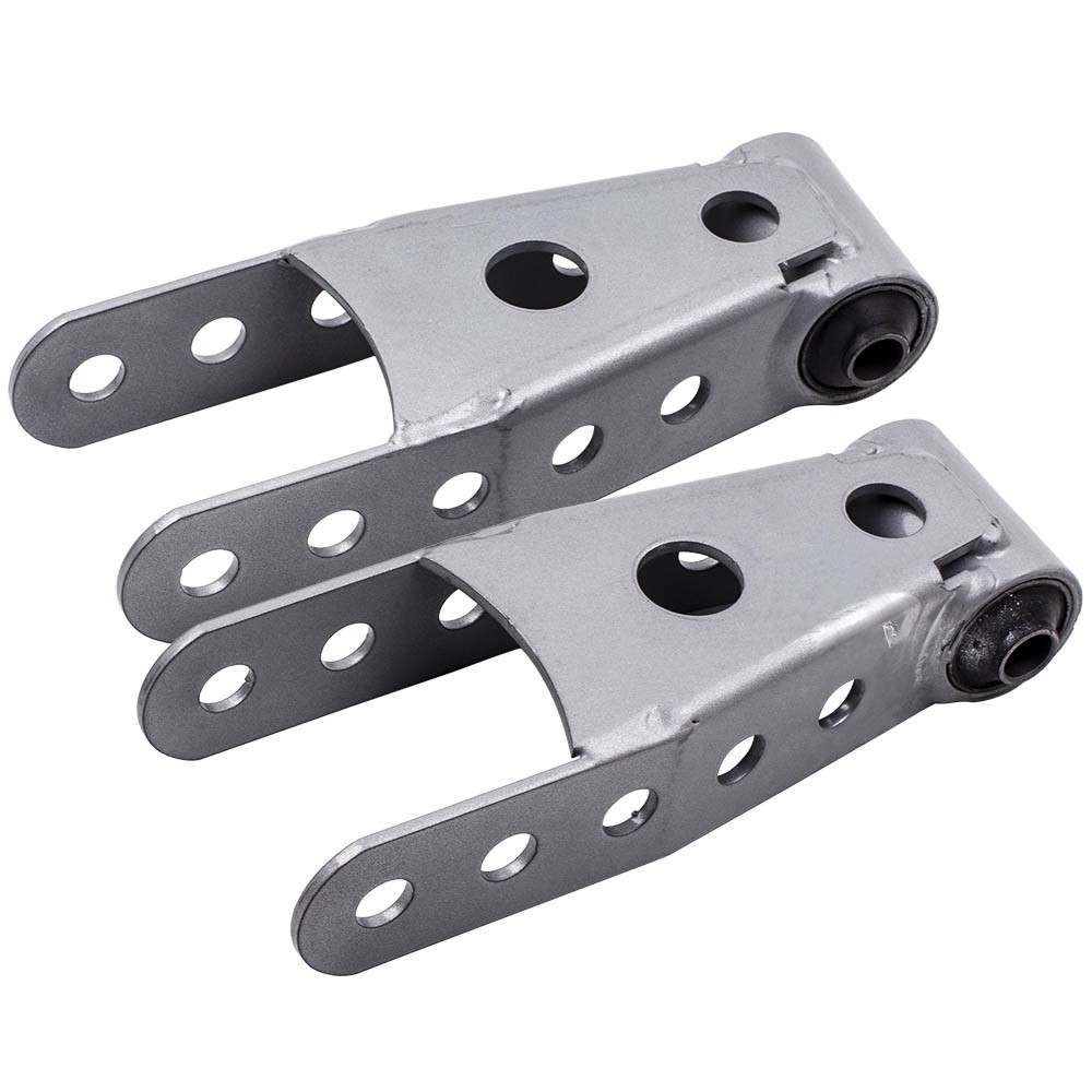 Rear 2"-3" Suspension Lowering Drop Shackles Kit for Chevy Silverado 1500 88-18