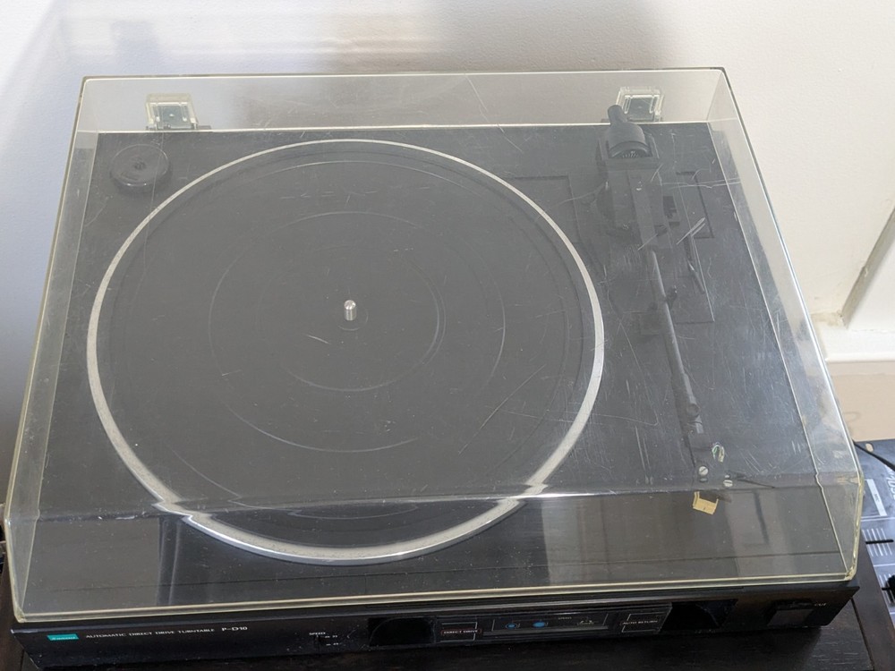 Sansui P-D10 Automatic Direct Drive Turntable Record Player - Tested Video VG