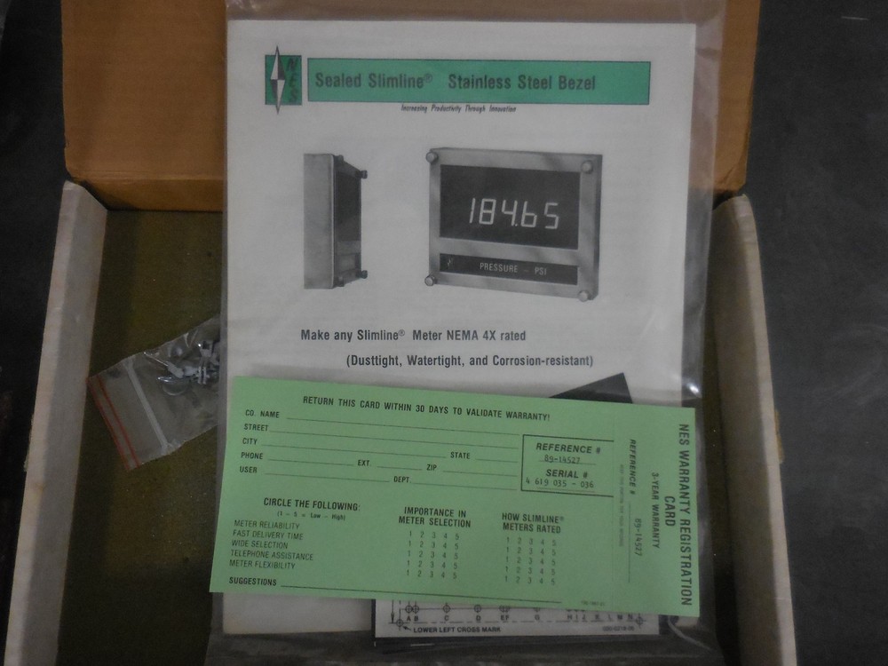 NES DC Meter Model DT2722