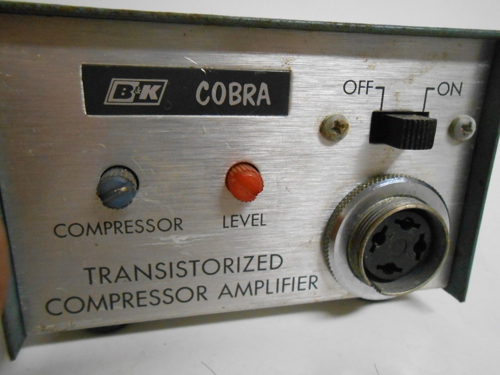 B&K Cobra Transistorized Compressor Amplifier CA-300