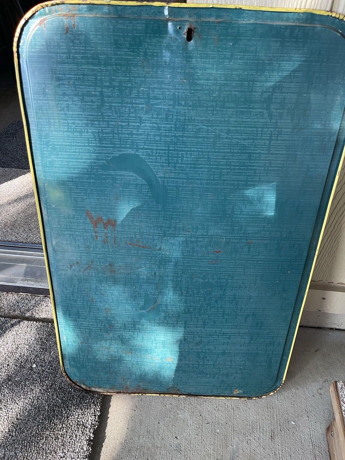 1958-61 Pepsi Metal Chalkboard Sign Blueback