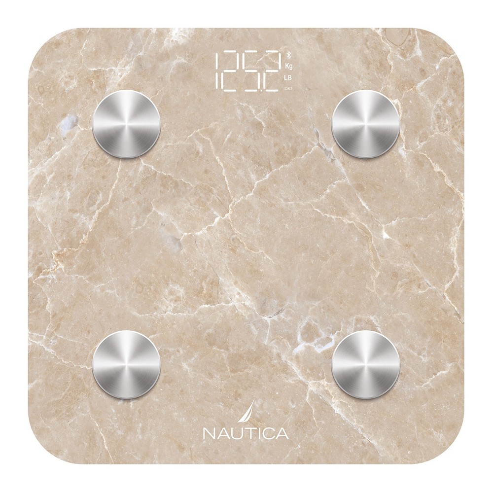 396-Lb Capacity Digital Bathroom Scale, Bluetooth, LED Display, BMI