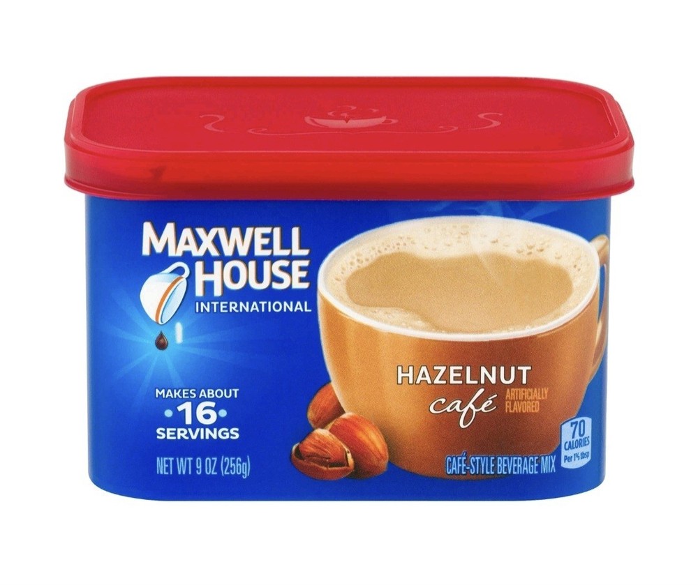 Maxwell House Internanational Hazelnut Coffee Cafe  6 Pack.