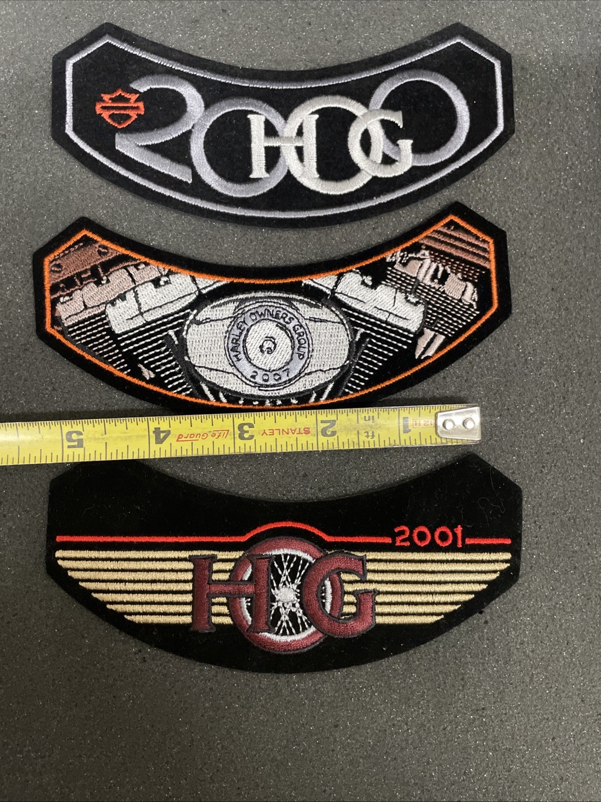 13 Harley Davidson Patch Lot HOG 2000, 01, 03, 04, 06, 05, 07, 08, 011 Patches