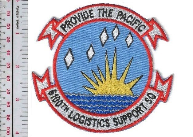 US Air Force USAF 6100th Logistics Support Squadron NO TARIFF