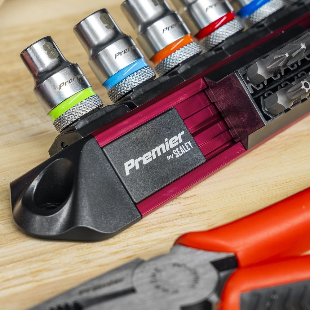 Sealey Premier Socket & Bit Retaining Rail 3/8"Sq Drive