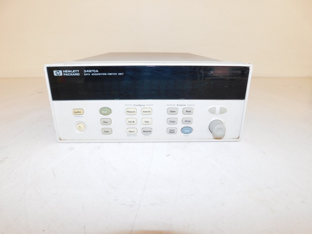 HEWLETT PACKARD HP 34970A DATA ACQUISITION/SWITCH UNIT (LWP59)