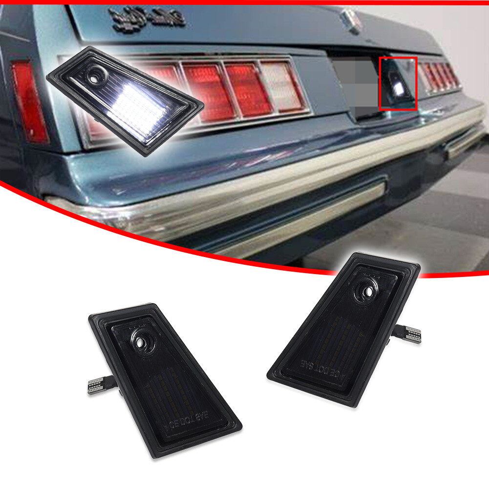 Smoke White LED License Plate Lights for 79-88 NEW Monte Carlo Monte Carlo SS LS