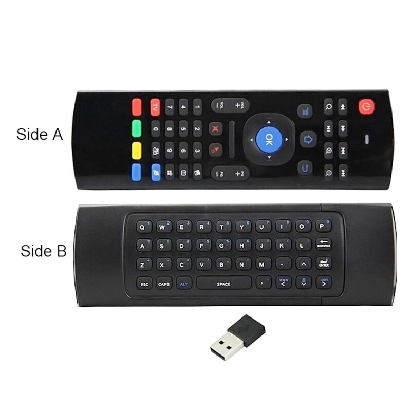 MX3 2.4G Portable Mini Wireless Remote Control Keyboard & Air Mouse