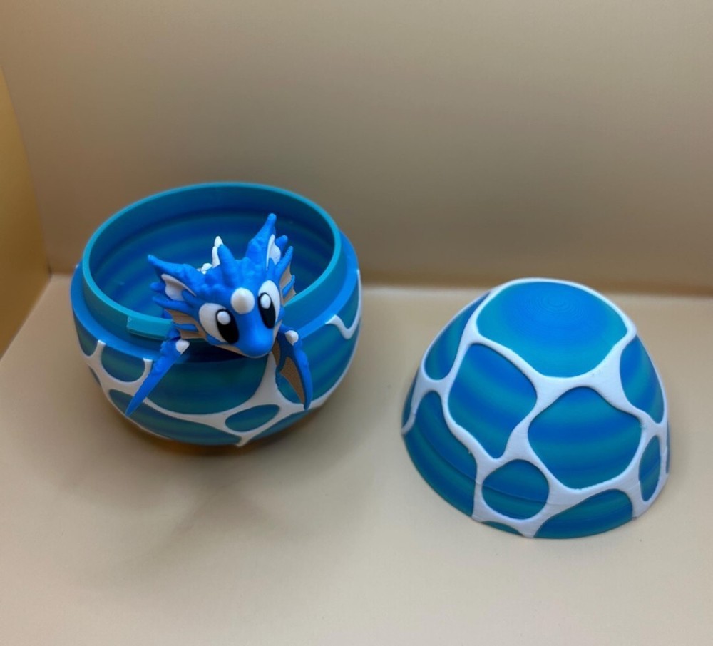 3D Printed Jiggle Pet Seashell Dragon
