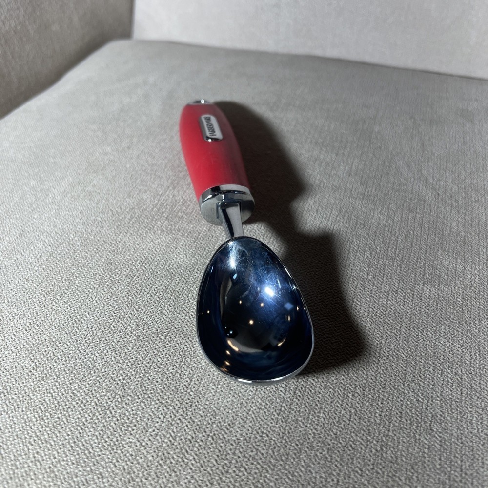 Farberware Ice Cream Scoop Red Thick Handle Stainless