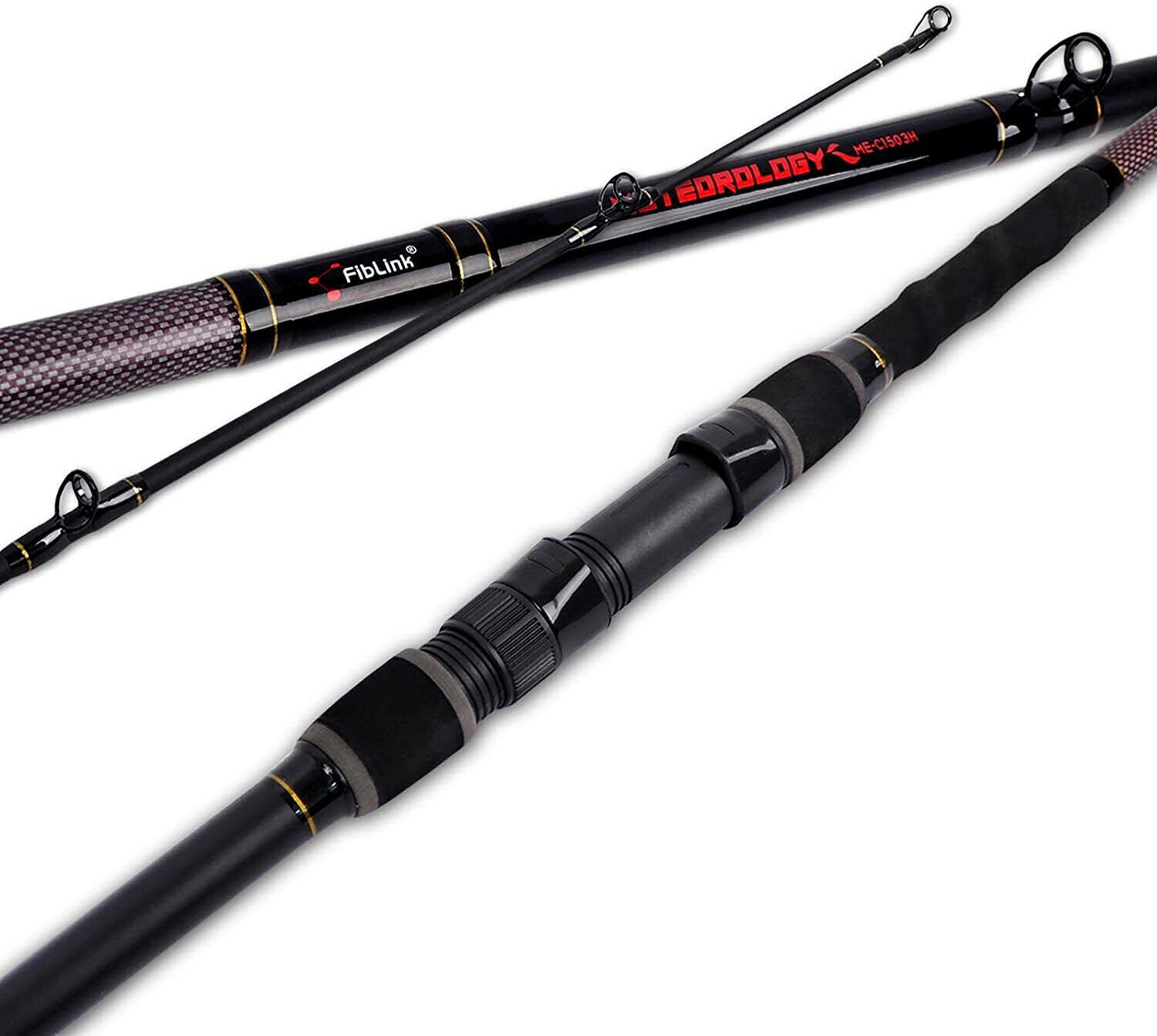 Surf Fishing Rod 2PC/3PC Travel Spinning Saltwater Pole 9'/10'/10'6"/12'/13'3"