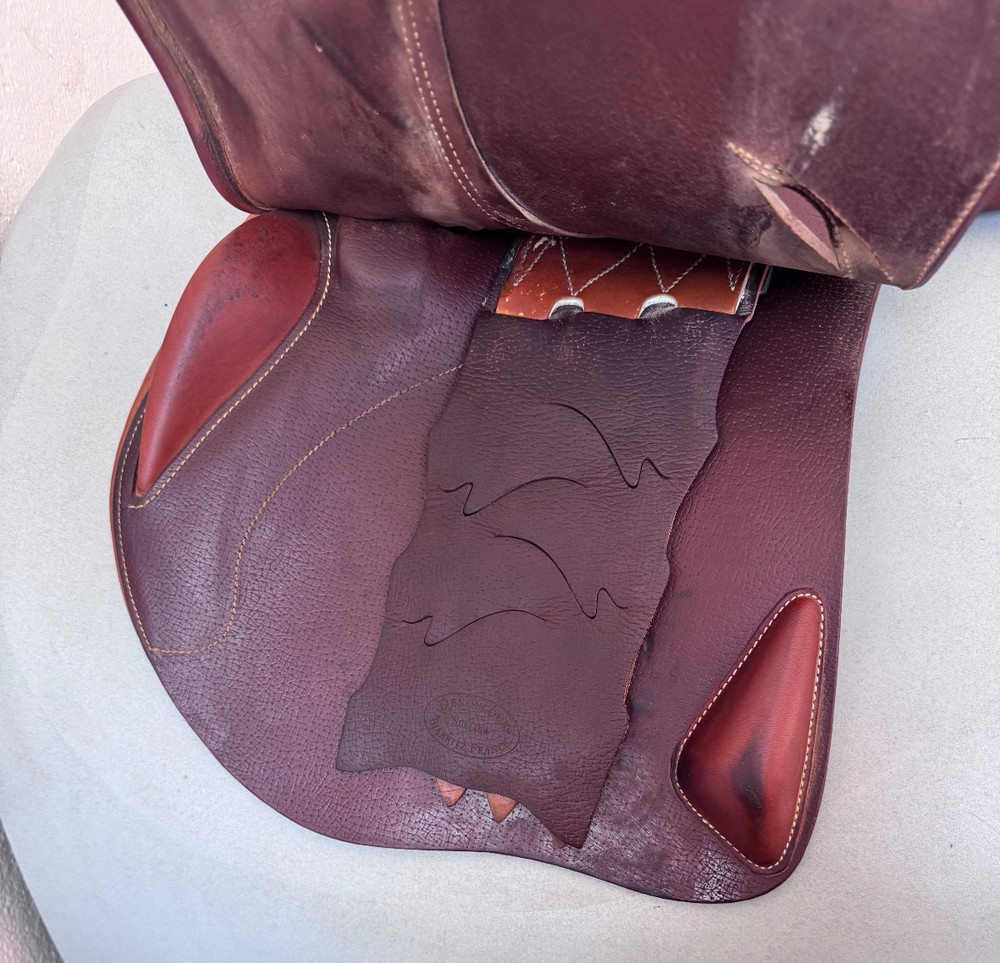 17.5" Devoucoux Oldara Saddle - 4A - Integrated Panels -Grain / Calf - Stunning!