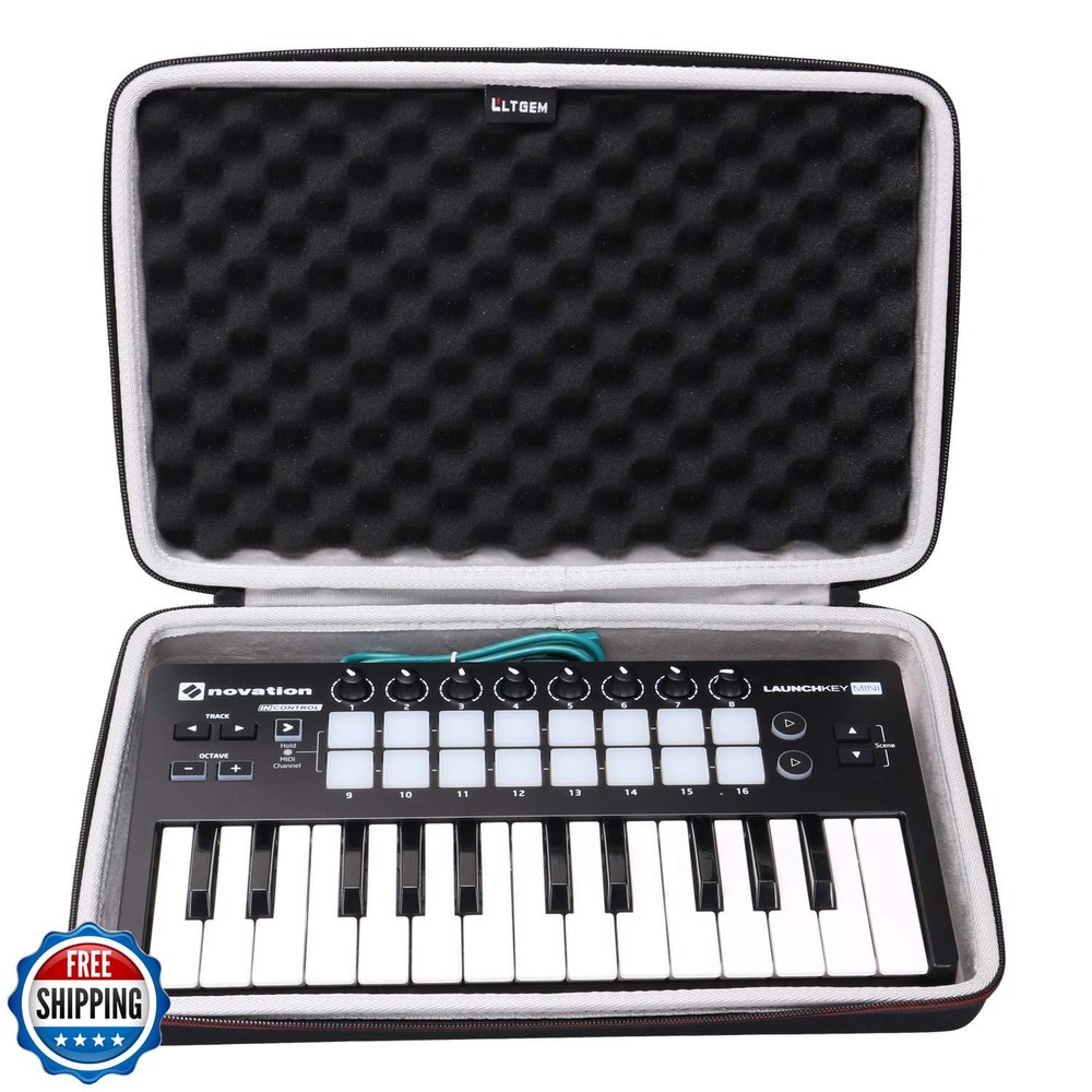 LTGEM EVA Hard Case for Novation Launchkey Mini 25-Note USB Keybo