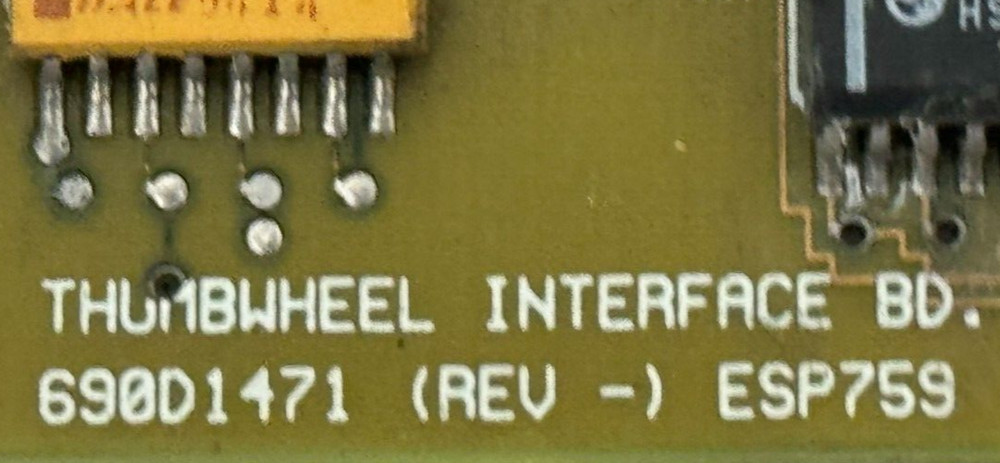 USED 690D1471 Thumbwheel Interface Board ESP759