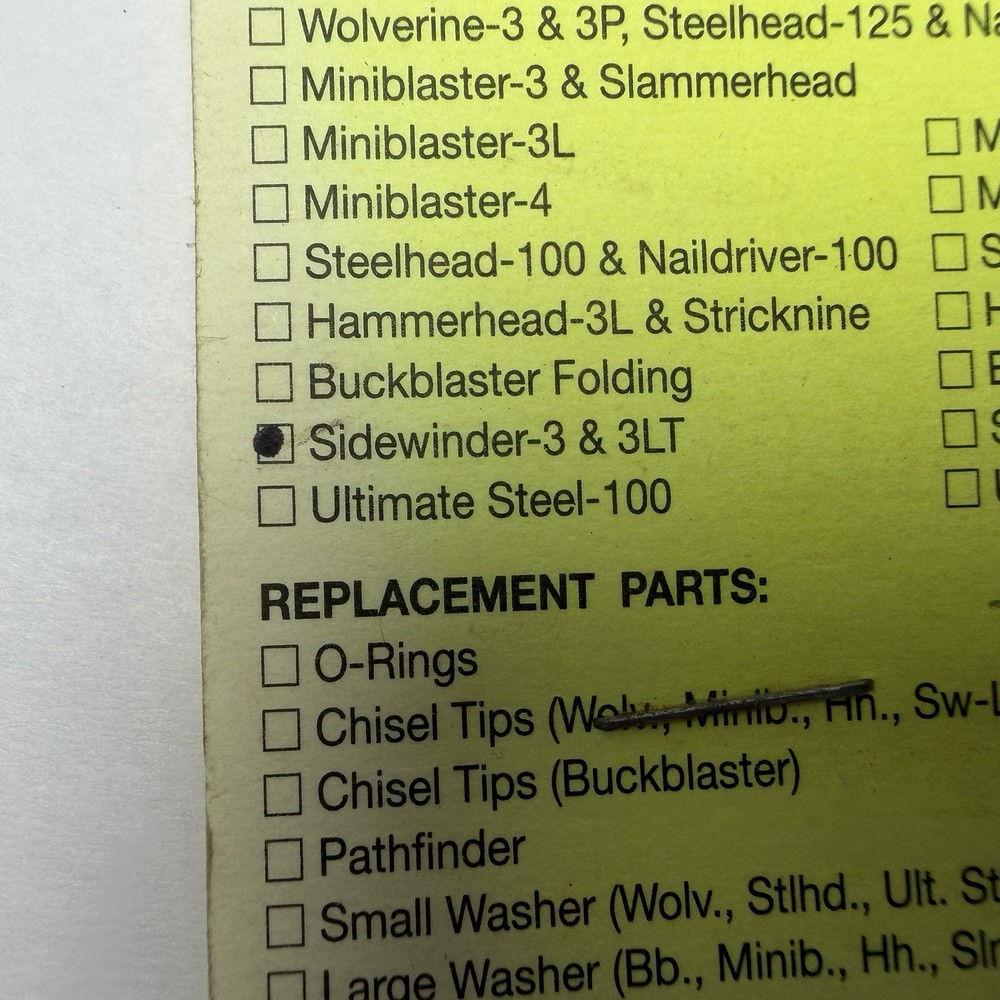Rocket AeroHeads Sidewinder 3 & 3LT Broadhead Replacement Blades