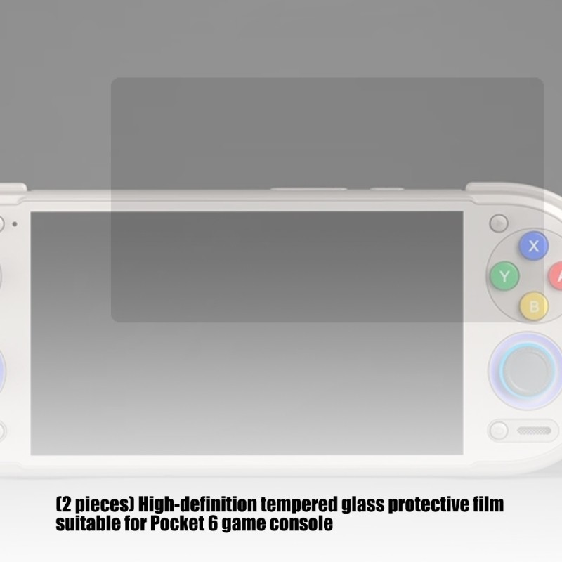 2pcs Tempered Film Console Screen Protector Scratchproof for Retroid Pocket 6