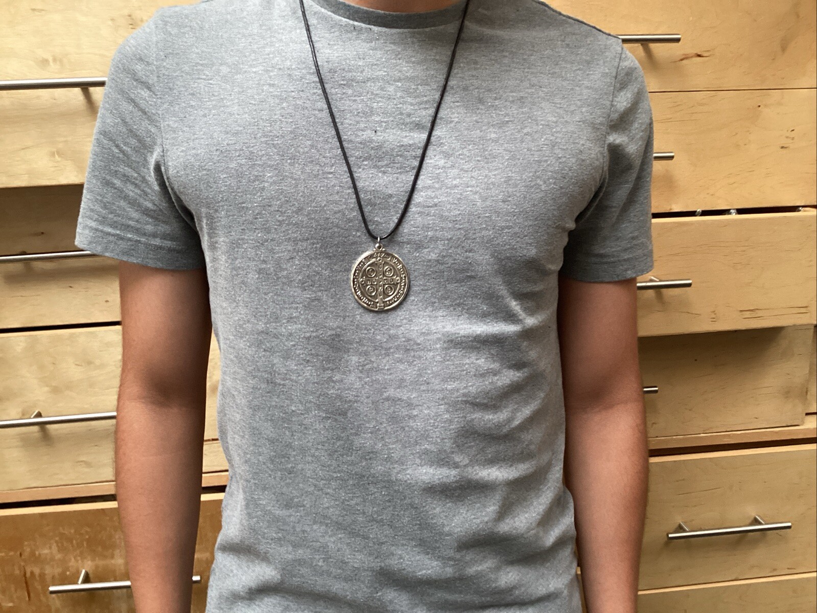 Medal St Benedict 2” Protection Exorcism Holy FavorCard Medalla S Benito Oración