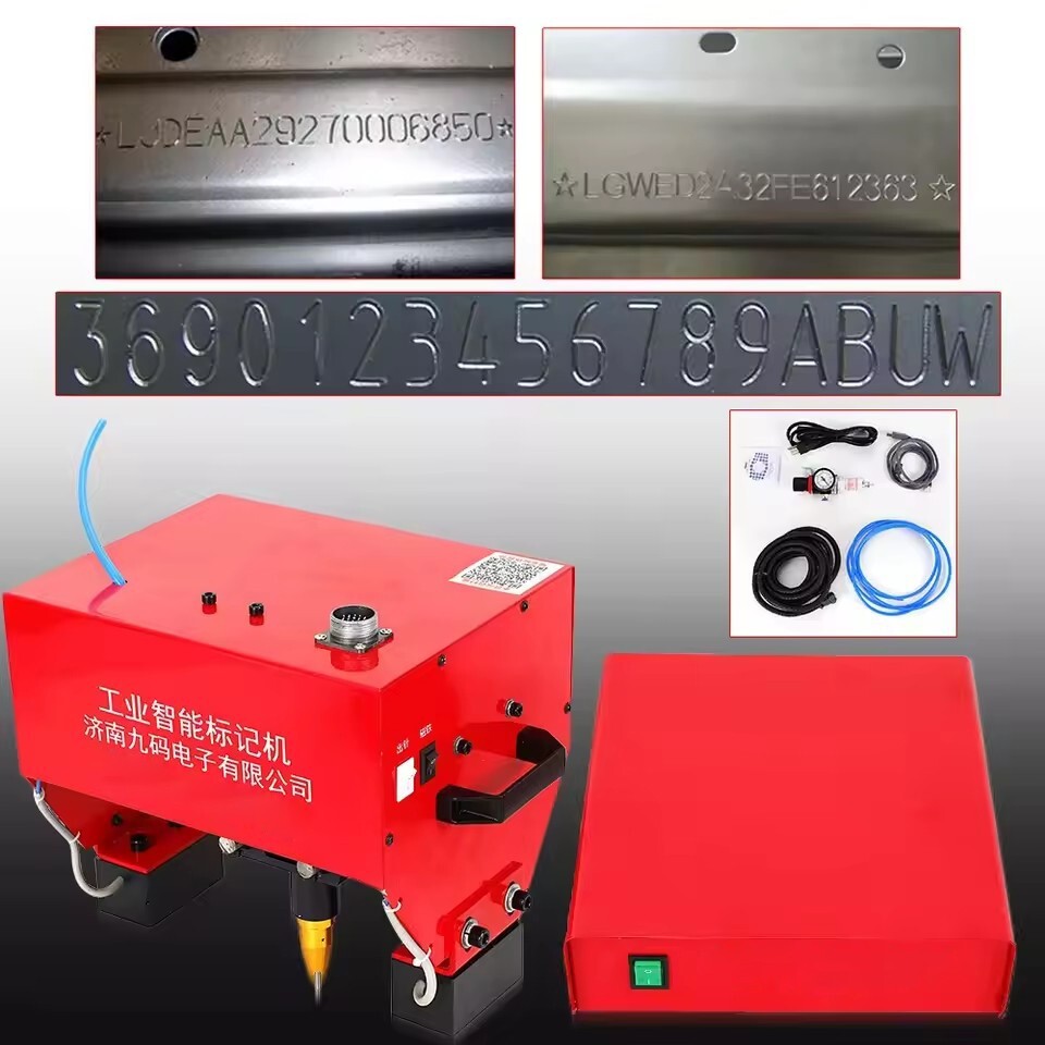 Pneumatic Marking Machine VIN Code Chassis Number Metal Frames Marker 220V