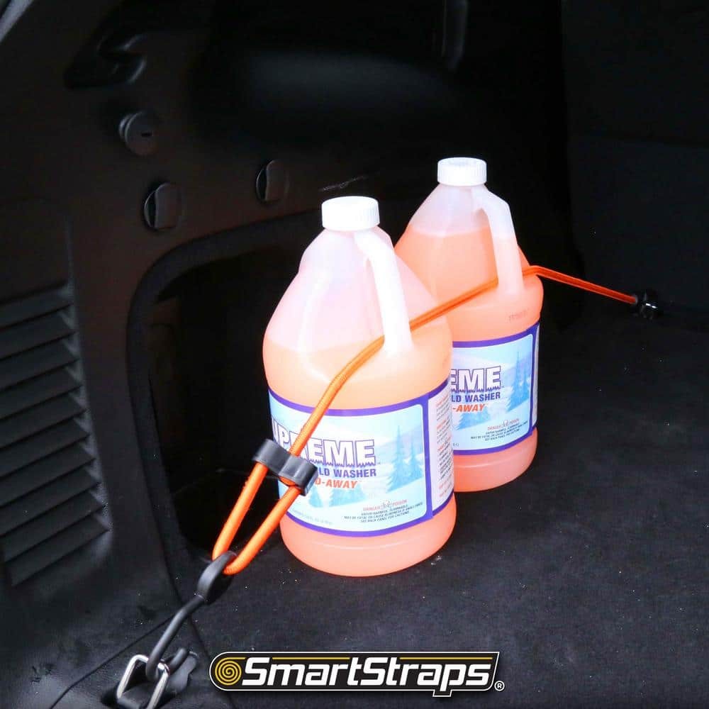 Extra Strong Adjustable Bungee Cords with Hooks 5 Pack Heavy Duty Tie Down Strap