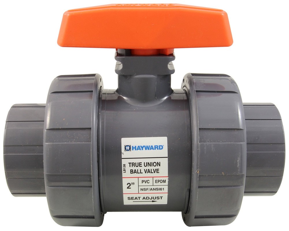 2" PVC TB Valve Socket/Threaded EPDM