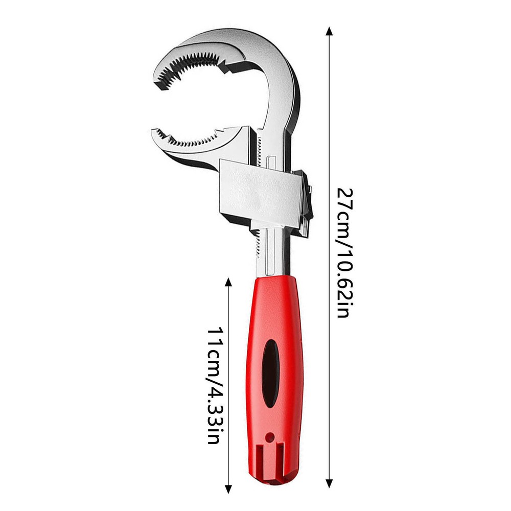 Universal Adjustable Bathroom Wrench Open End Tool Multifunction Repair Spanner