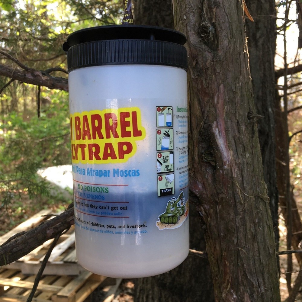 Flies Be Gone FLY BARREL Fly Trap - Reusable