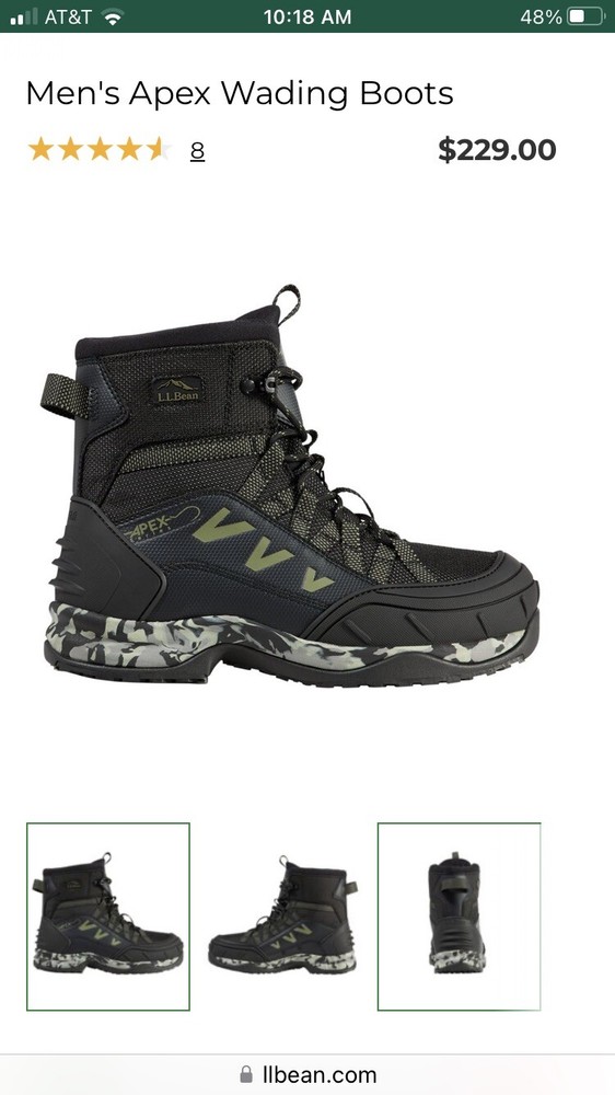 LL Bean wading Boots Size 13
