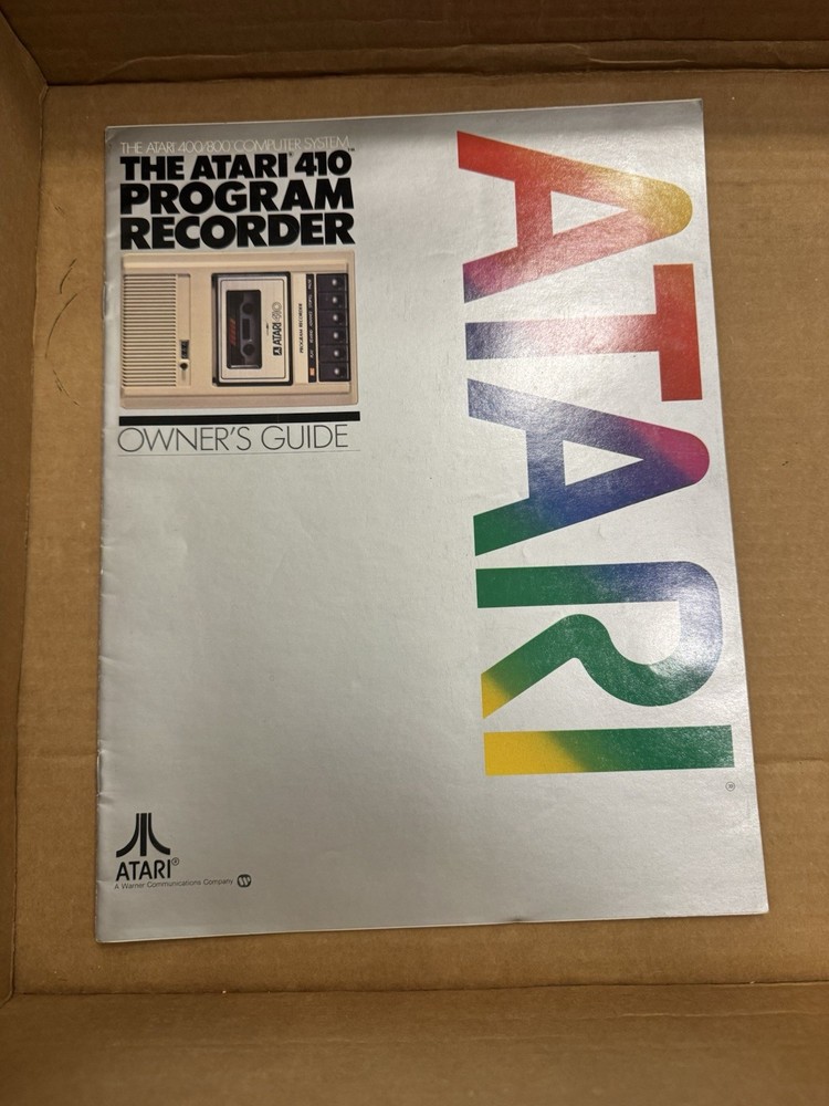 Box & Manuals - Atari The Programmer 400 /800 Computer System (Empty Box)