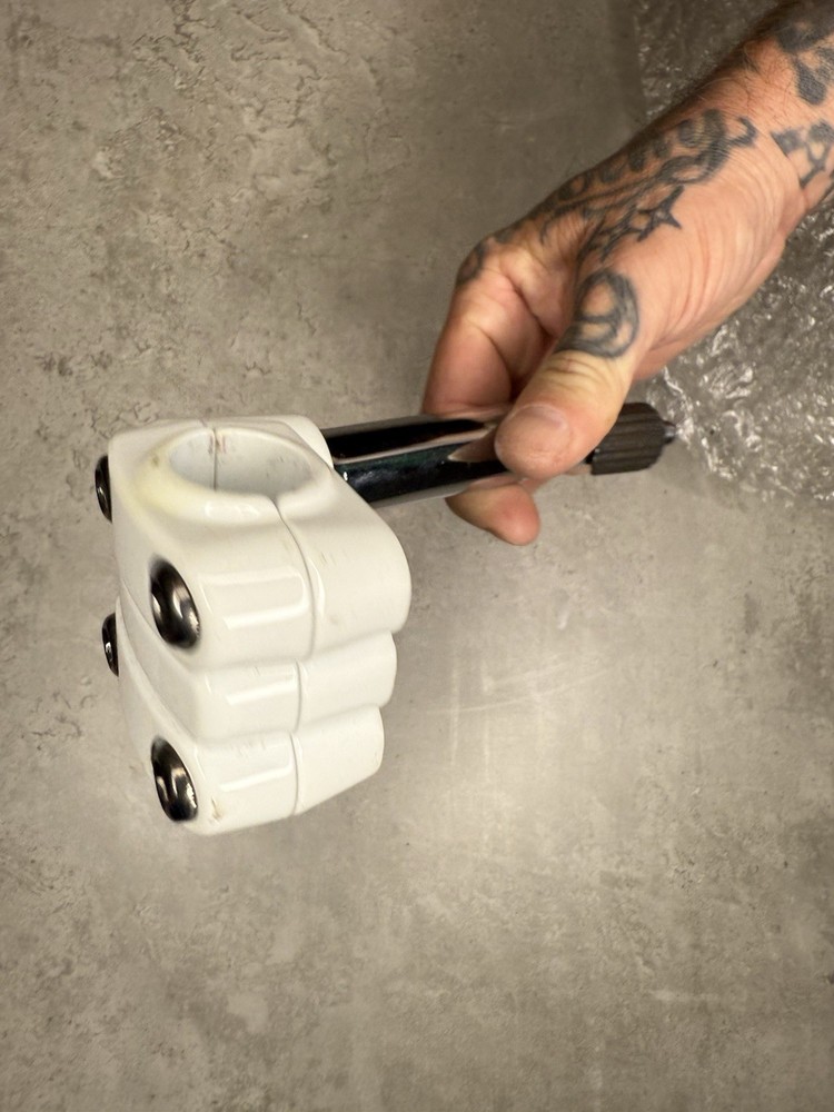 BMX 1" QUILL STEM White