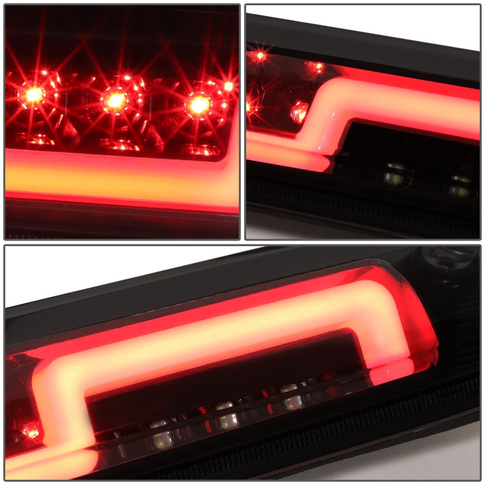 NUVISION SEQUENTIAL LED SMOKE REAR 3RD THIRD BRAKE LIGHT FOR 2007-2014 SILVERADO