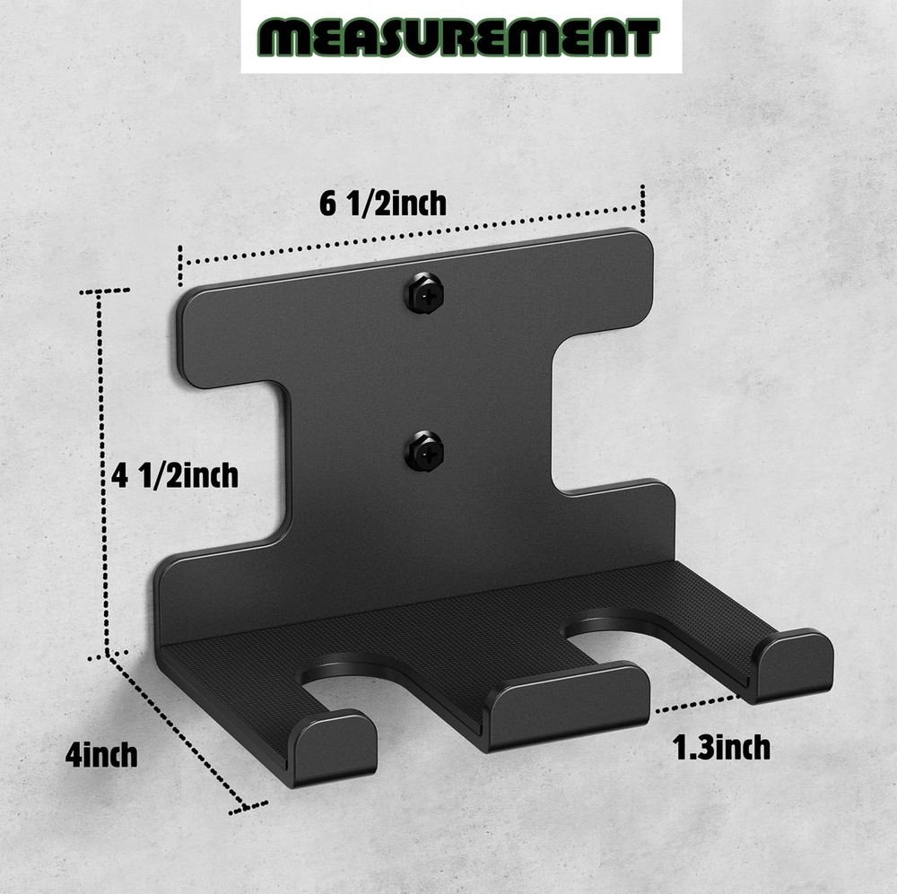 Barbell Rack Holder Wall Mount Storage Double Bar