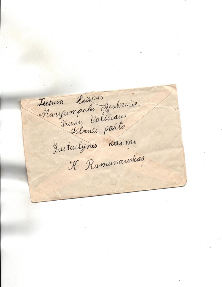 Lithuania 1938 to US -with several Letters