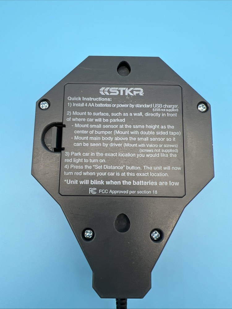 00-246 Adjustable Garage Parking Sensor Aid, Dark Gray